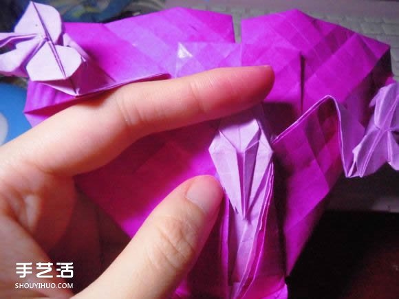 蝶戀花愛心折紙圖解 創(chuàng)意愛心的折法步驟圖 -  itrip.net.cn