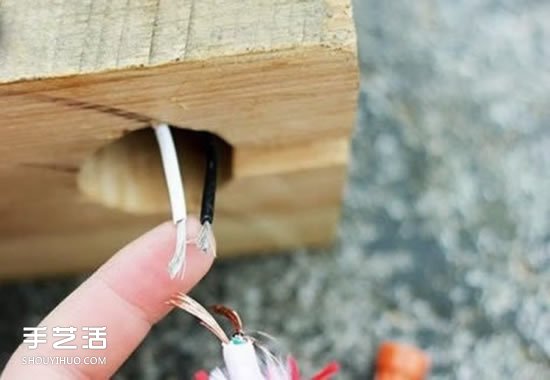 DIY自制原木臺燈做法 木塊手工制作臺燈的方法 -  itrip.net.cn