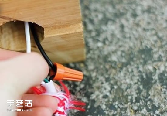 DIY自制原木臺燈做法 木塊手工制作臺燈的方法 -  itrip.net.cn