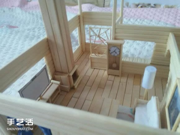 一次性筷子手工制作逼真別墅模型 步驟超全！ -  itrip.net.cn