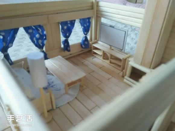 一次性筷子手工制作逼真別墅模型 步驟超全！ -  itrip.net.cn
