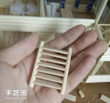 一次性筷子手工制作逼真別墅模型 步驟超全！ -  itrip.net.cn