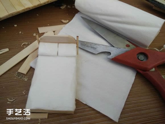一次性筷子手工制作逼真別墅模型 步驟超全！ -  itrip.net.cn