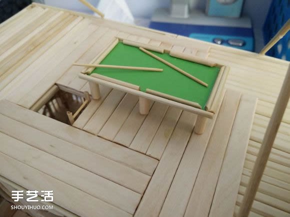一次性筷子手工制作逼真別墅模型 步驟超全！ -  itrip.net.cn