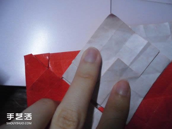 接吻魚愛心折紙圖解 超復(fù)雜桃心的折法過程 -  itrip.net.cn