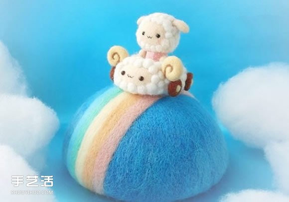 治愈系羊毛氈作品圖片 最萌羊毛氈手作欣賞 -  itrip.net.cn