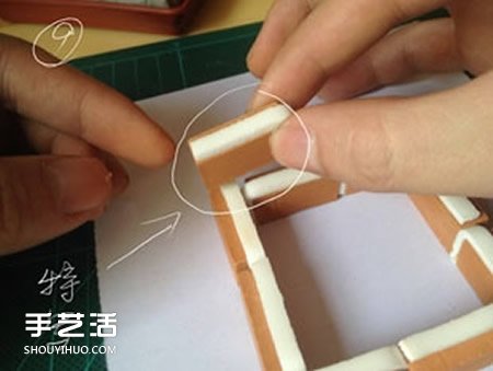 陶土小紅磚手工制作花盆 迷你方形花盆DIY教程 -  itrip.net.cn