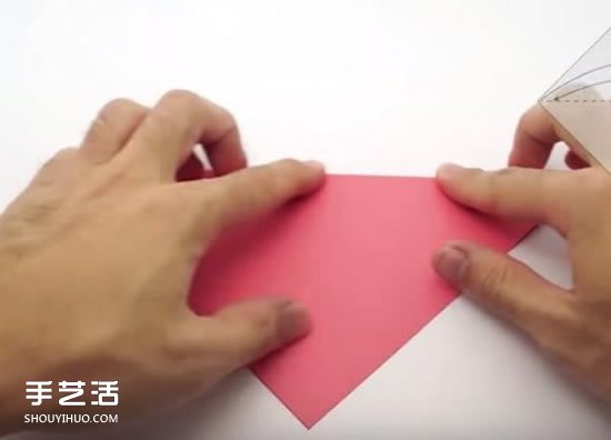 帶愛心信封的折法圖片 心形信紙情書的折法圖解 -  itrip.net.cn