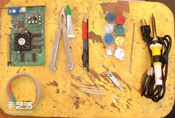 電路板電子元件變廢為寶 DIY手工制作小蜘蛛 -  itrip.net.cn