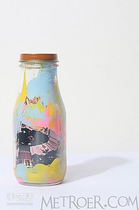 飲料瓶手繪圖片大全 手工飲料瓶畫畫作品欣賞 -  itrip.net.cn