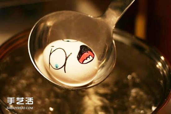 雞蛋畫畫可愛圖片欣賞 簡(jiǎn)單可愛雞蛋手繪表情 -  itrip.net.cn