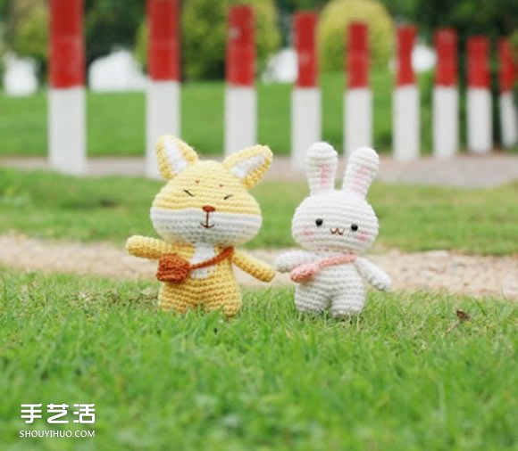 治愈系鉤針作品圖片 可愛小動物們的生活點滴 -  itrip.net.cn