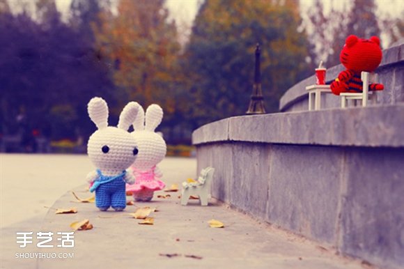 治愈系鉤針作品圖片 可愛小動物們的生活點滴 -  itrip.net.cn
