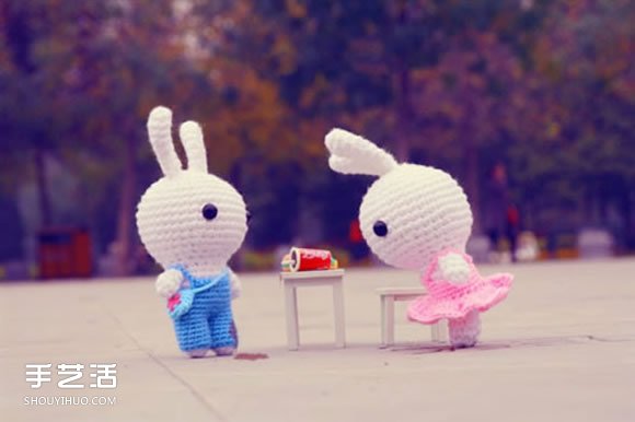 治愈系鉤針作品圖片 可愛小動物們的生活點滴 -  itrip.net.cn