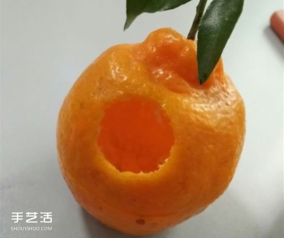 創(chuàng)意小桔燈怎么做圖解 手工小桔燈的制作方法 -  itrip.net.cn