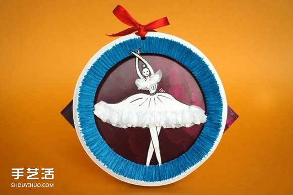 紙盤手工制作芭蕾舞者 創(chuàng)意紙盤手工DIY圖片 -  itrip.net.cn