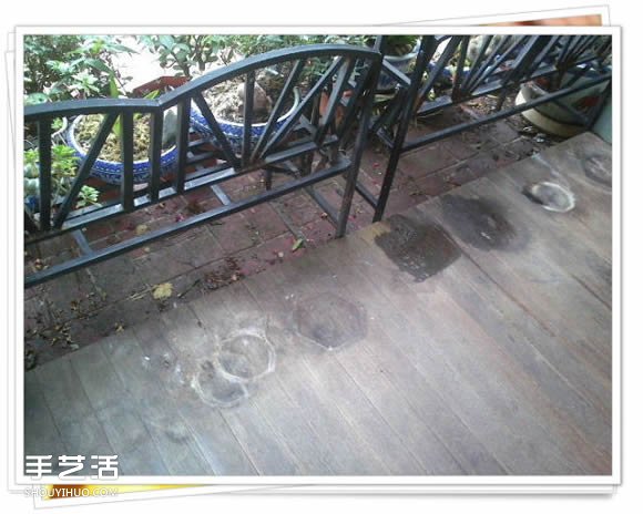 鐵架子廢物利用 DIY手工制作擱置花盆的架子 -  itrip.net.cn