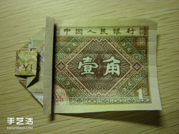 紙幣折紙照相機(jī)圖解 美金折相機(jī)的折法詳解 -  itrip.net.cn