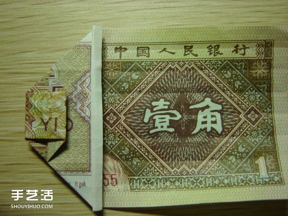 紙幣折紙照相機(jī)圖解 美金折相機(jī)的折法詳解 -  itrip.net.cn