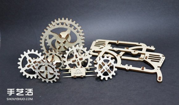 UGEARS自走拖拉機(jī)模型制作 利用橡皮筋產(chǎn)生動(dòng)力 -  itrip.net.cn