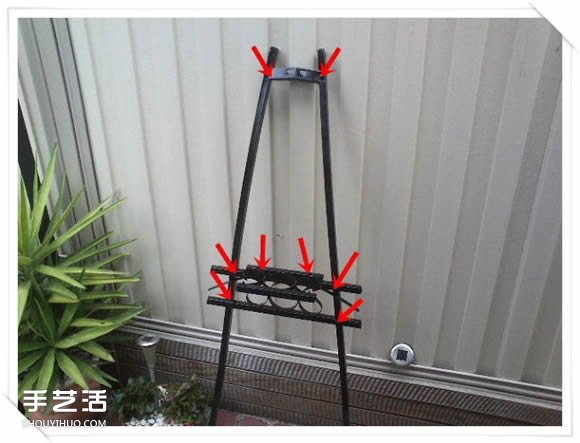 鐵架DIY花盆架子圖解 舊玩具廢物利用做花盆架 -  itrip.net.cn