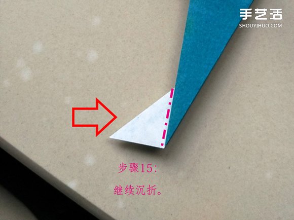 葉上之蛙折疊方法圖解 折紙葉子上的青蛙過程 -  itrip.net.cn