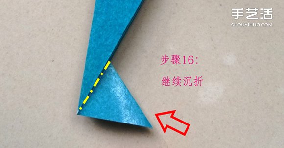 葉上之蛙折疊方法圖解 折紙葉子上的青蛙過程 -  itrip.net.cn