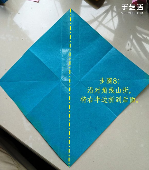 葉上之蛙折疊方法圖解 折紙葉子上的青蛙過程 -  itrip.net.cn