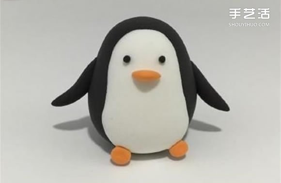 超輕粘土企鵝教程 可愛小企鵝用粘土做圖解 -  itrip.net.cn