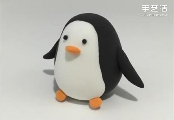 超輕粘土企鵝教程 可愛小企鵝用粘土做圖解 -  itrip.net.cn