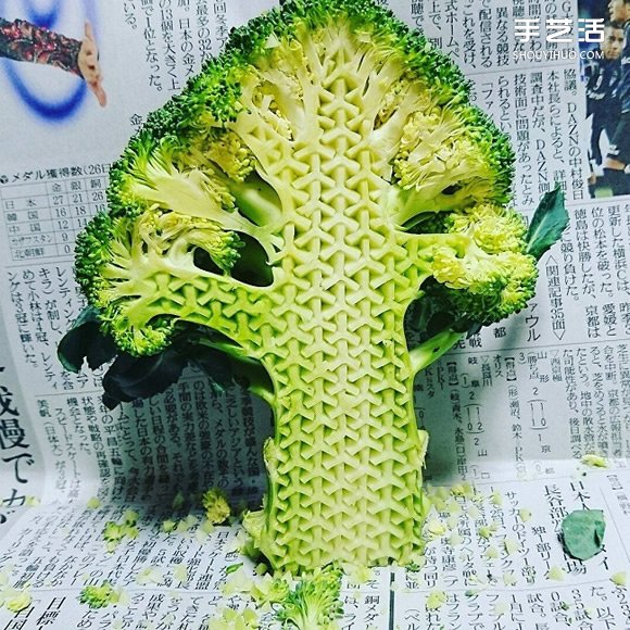 食物雕刻家Gaku  將平凡的蔬果雕刻成藝術(shù)品 -  itrip.net.cn