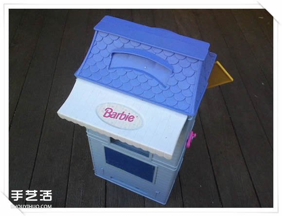 舊玩具手工改制花園里的“面包房”花盆架 -  itrip.net.cn