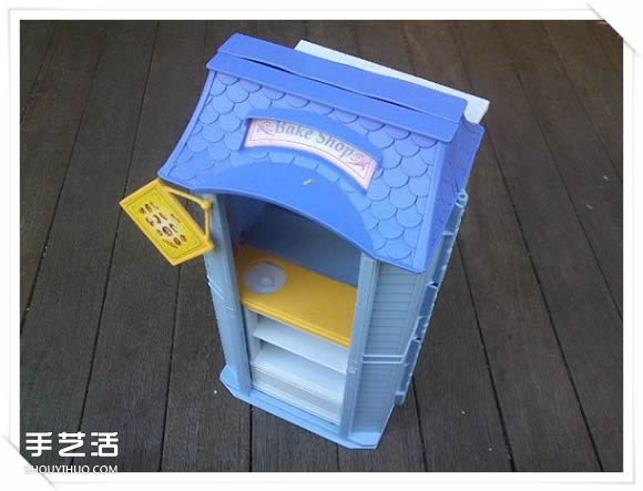 舊玩具手工改制花園里的“面包房”花盆架 -  itrip.net.cn