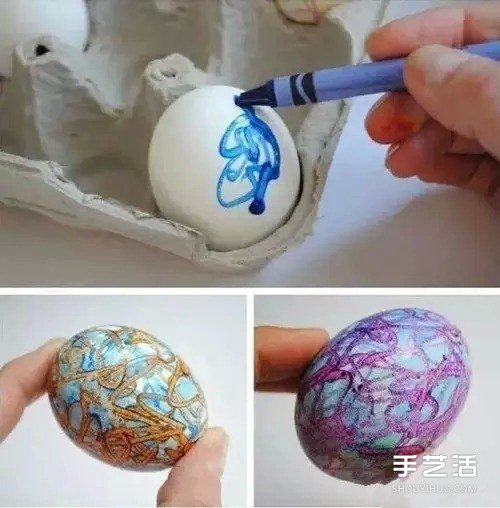 幼兒雞蛋畫制作方法 DIY雞蛋畫畫可愛圖片 -  itrip.net.cn