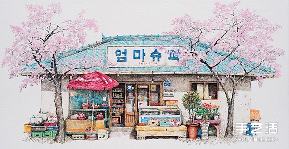 人情味是非賣品！韓國藝術(shù)家二十年的柑仔店畫作 -  itrip.net.cn