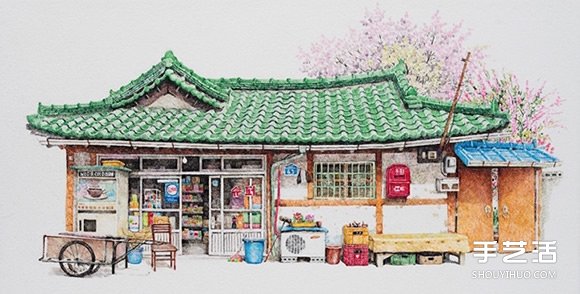 人情味是非賣品！韓國藝術(shù)家二十年的柑仔店畫作 -  itrip.net.cn