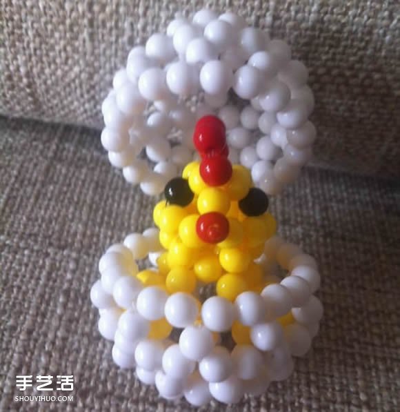 串珠手工藝品制作教程：孵化的小雞 -  itrip.net.cn