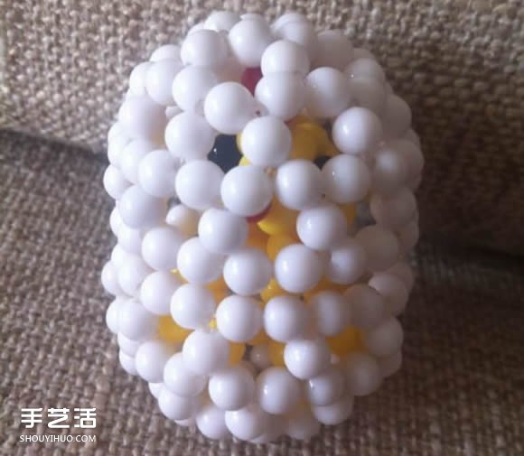 串珠手工藝品制作教程：孵化的小雞 -  itrip.net.cn