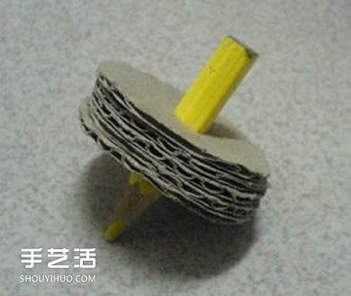 自制陀螺的做法圖解 硬紙板制作陀螺的教程 -  itrip.net.cn