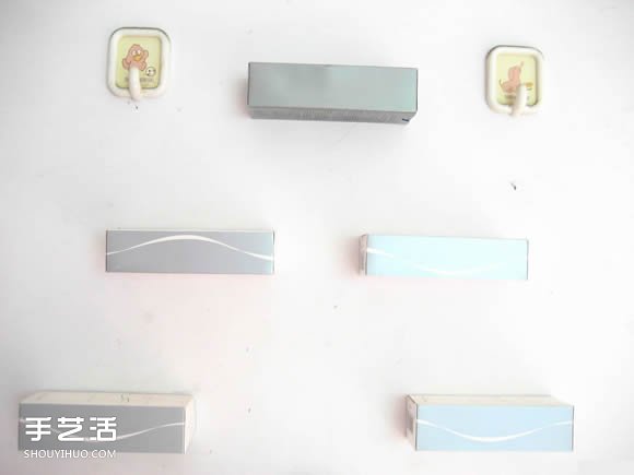 化妝品盒廢物利用DIY制作墻上擱板的方法 -  itrip.net.cn