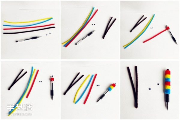 毛毛蟲手工制作圖片 幼兒扭扭棒毛毛蟲制作方法 -  itrip.net.cn