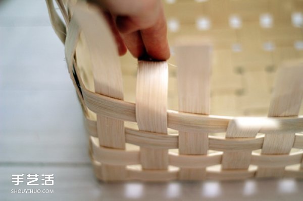 藤編收納筐教程詳解 手工藤編收納筐DIY圖解 -  itrip.net.cn