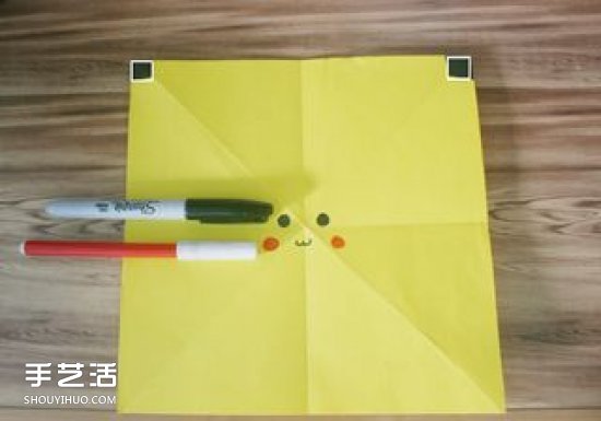 怎么折皮卡丘的方法 手工皮卡丘折紙步驟圖 -  itrip.net.cn