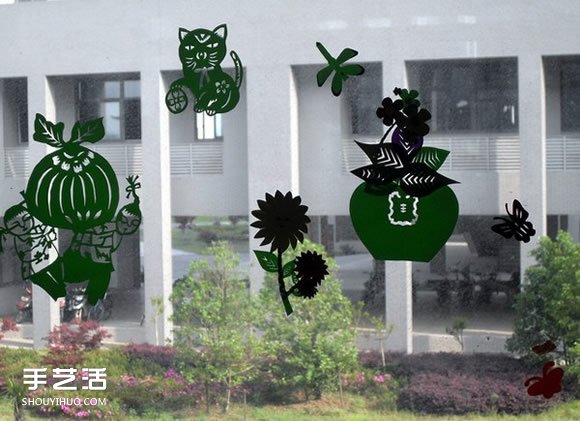 兒童窗花剪紙圖案欣賞 簡(jiǎn)單春節(jié)窗花剪紙圖片 -  itrip.net.cn