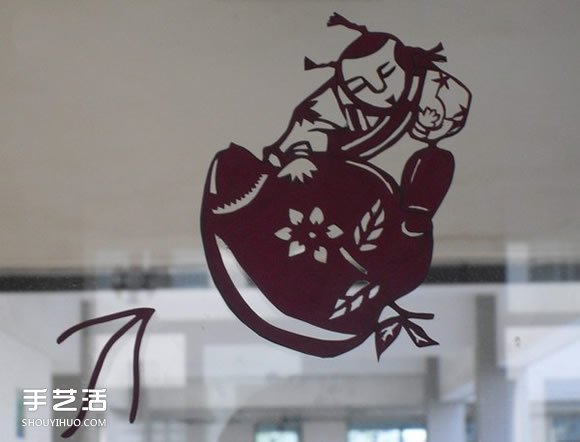 兒童窗花剪紙圖案欣賞 簡(jiǎn)單春節(jié)窗花剪紙圖片 -  itrip.net.cn