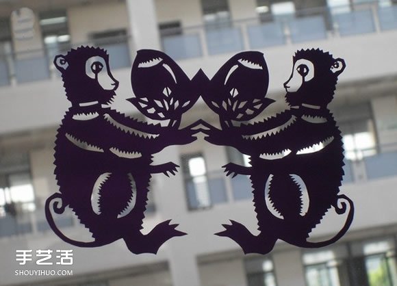 兒童窗花剪紙圖案欣賞 簡(jiǎn)單春節(jié)窗花剪紙圖片 -  itrip.net.cn