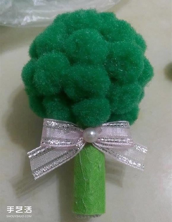 自制婚禮伴手禮的方法 可愛花菜鑰匙圈掛件DIY -  itrip.net.cn