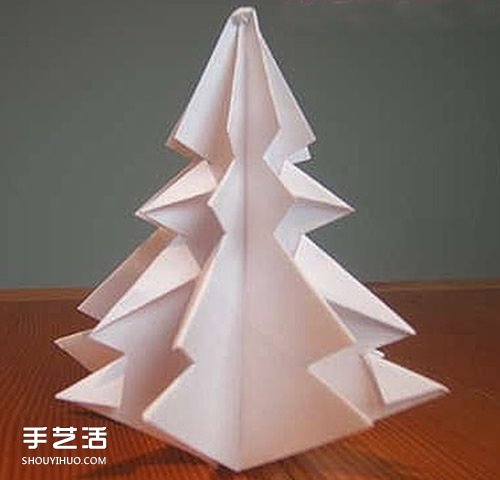 立體圣誕樹怎么折圖解 兒童圣誕樹折紙教程 -  itrip.net.cn