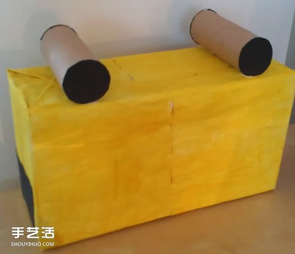 鞋盒做校車的方法教程 幼兒校車手工制作圖解 -  itrip.net.cn