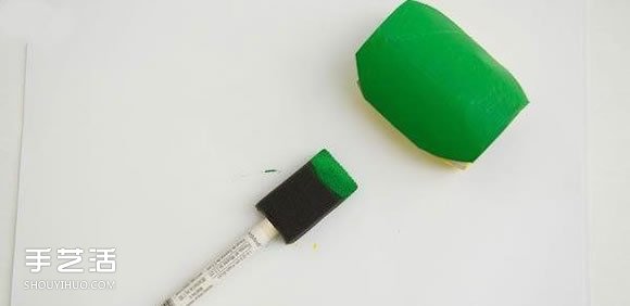 忍者神龜手偶玩具制作 卷紙筒手工制作忍者神龜 -  itrip.net.cn